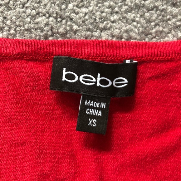 Bebe Red Sweater - Picture 3 of 5